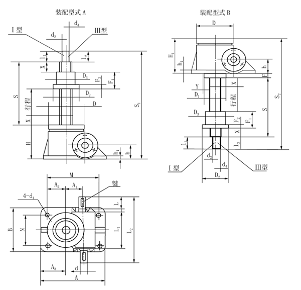 SWL2.5SWL5SWL10SWL15SWL20SWL25SWL35SWL50SWL100SWL120ϵ΁݆zCνYߴ(2)(JB/T88091998)