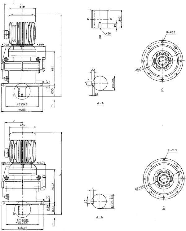 600ϵД[݆pٙCpʽγߴ(TDVM623/16TDVM623/18TVM624/16TVM624/18TVM625/17TVM625/19TDVM626/19TDVM627/19